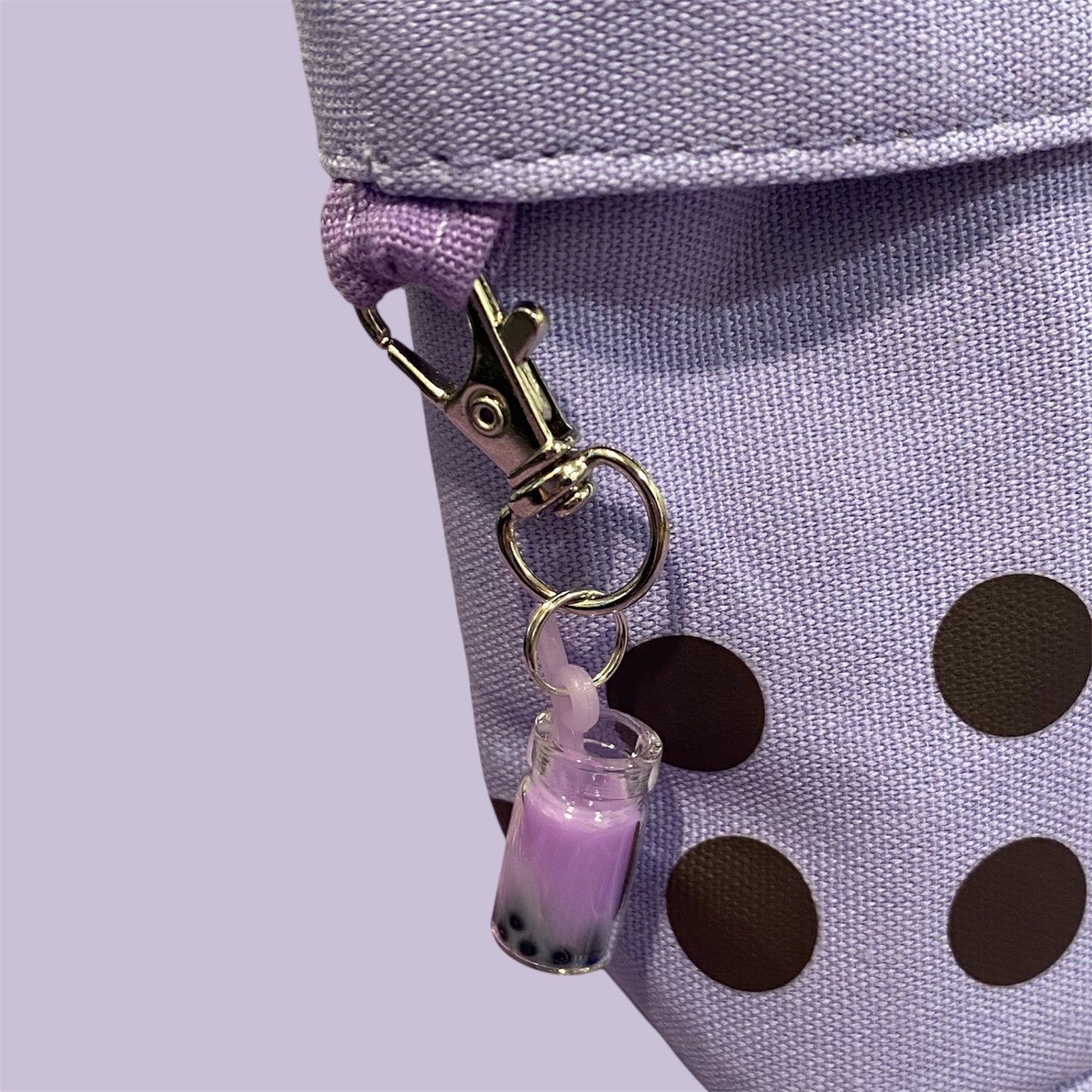 Borahae Boba Tea Pencil Pouch with Matching Charm
