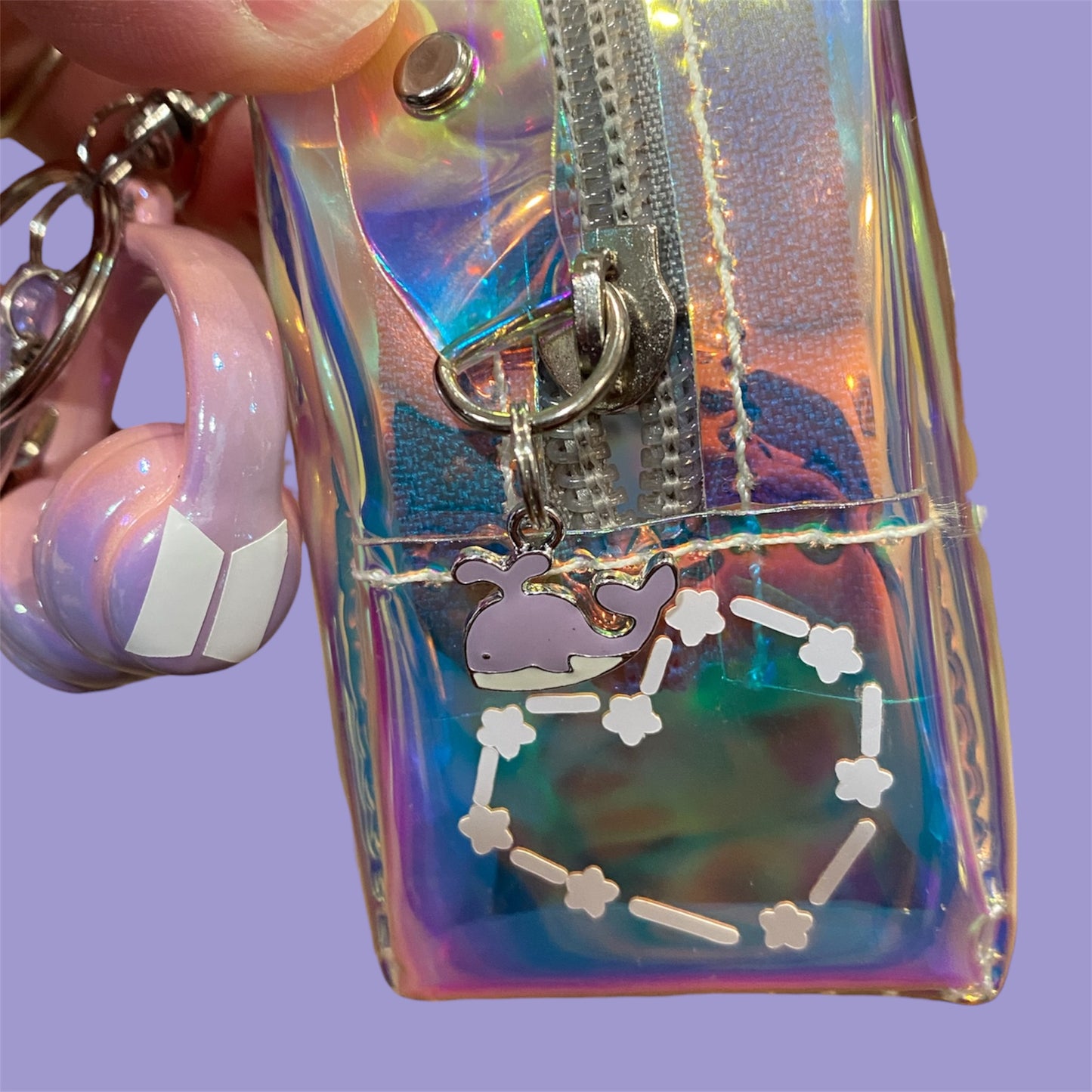Mikrokosmos Mini Holo Backpack Bag Charm