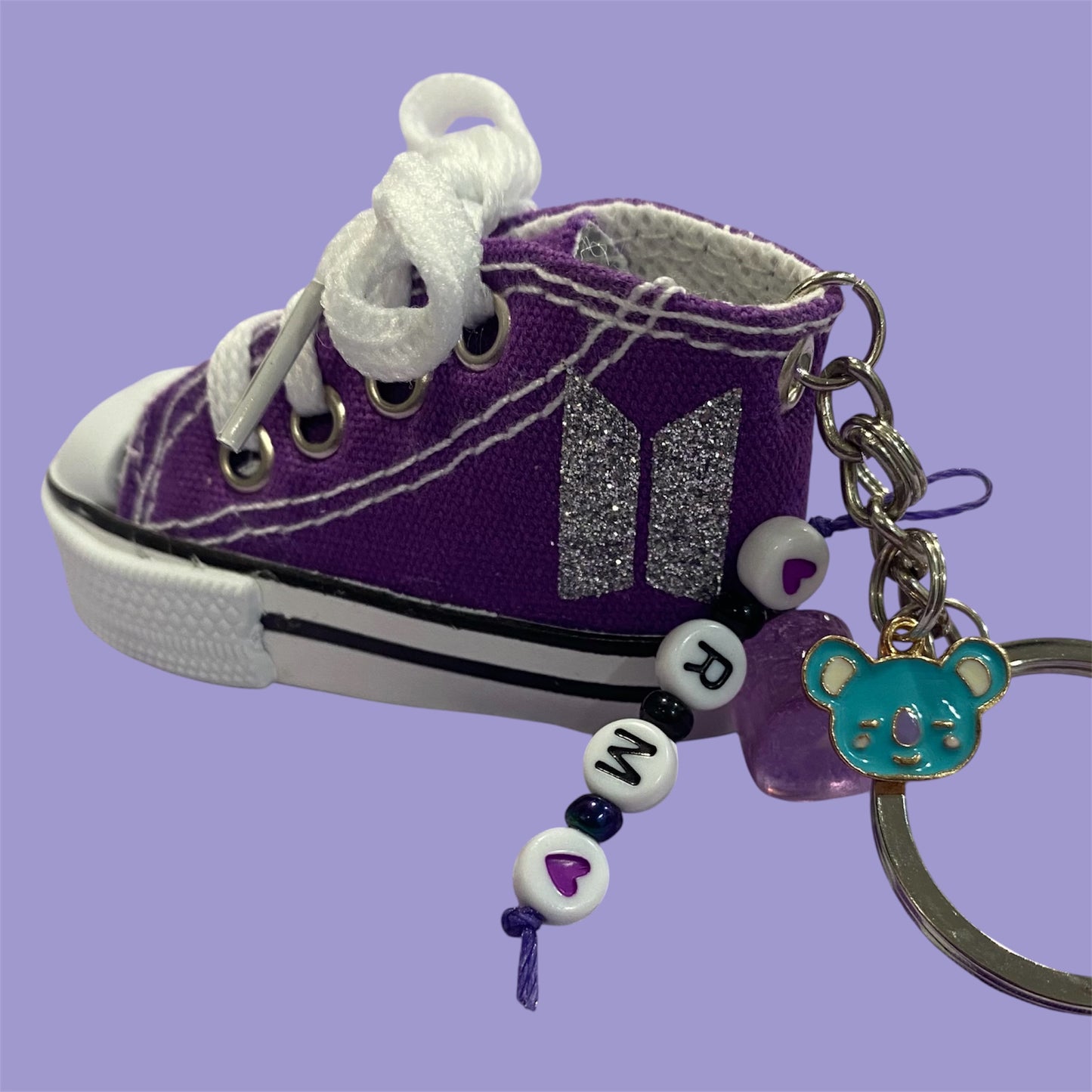 Personalized Bias Sneaker Bag Charm: Fanmade Merch