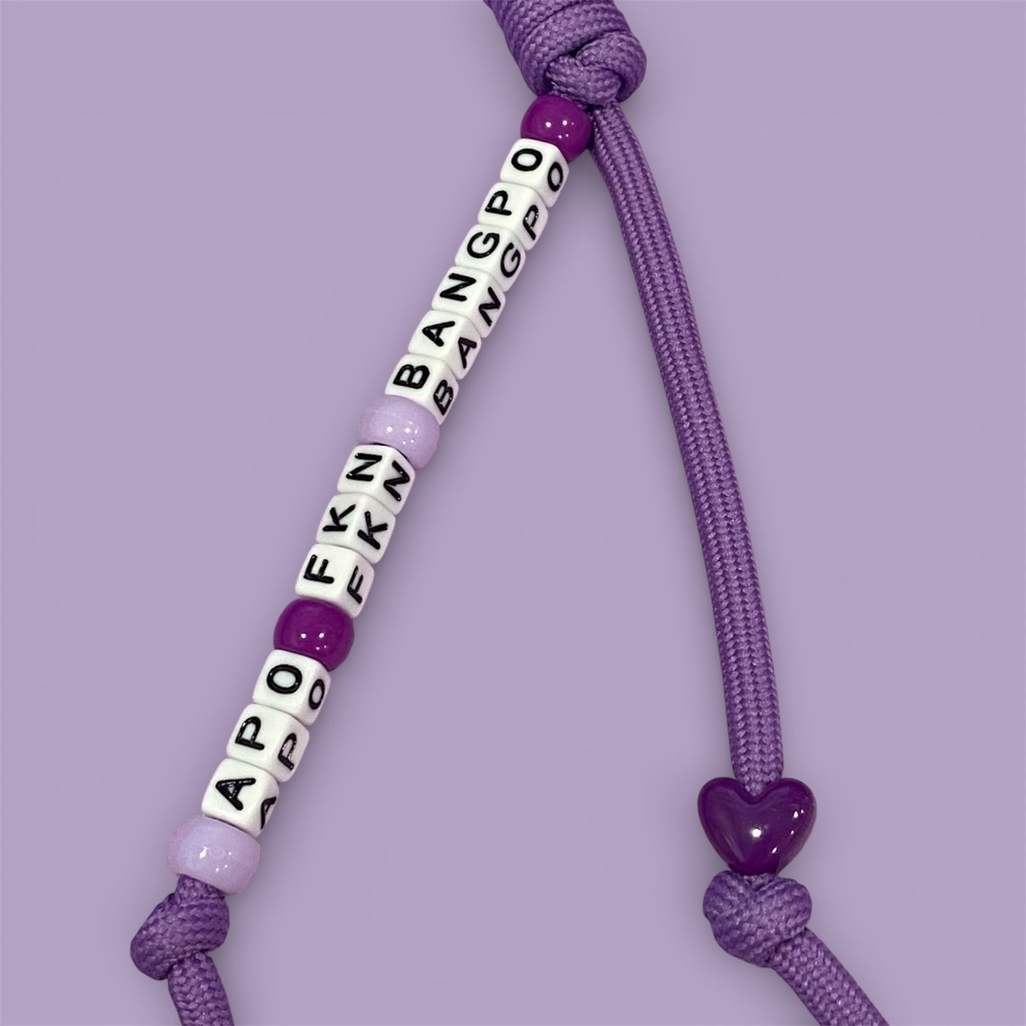 Bora Fuzzy Bora Heart Bag Charm: OT7 Inspired Purse Accessory