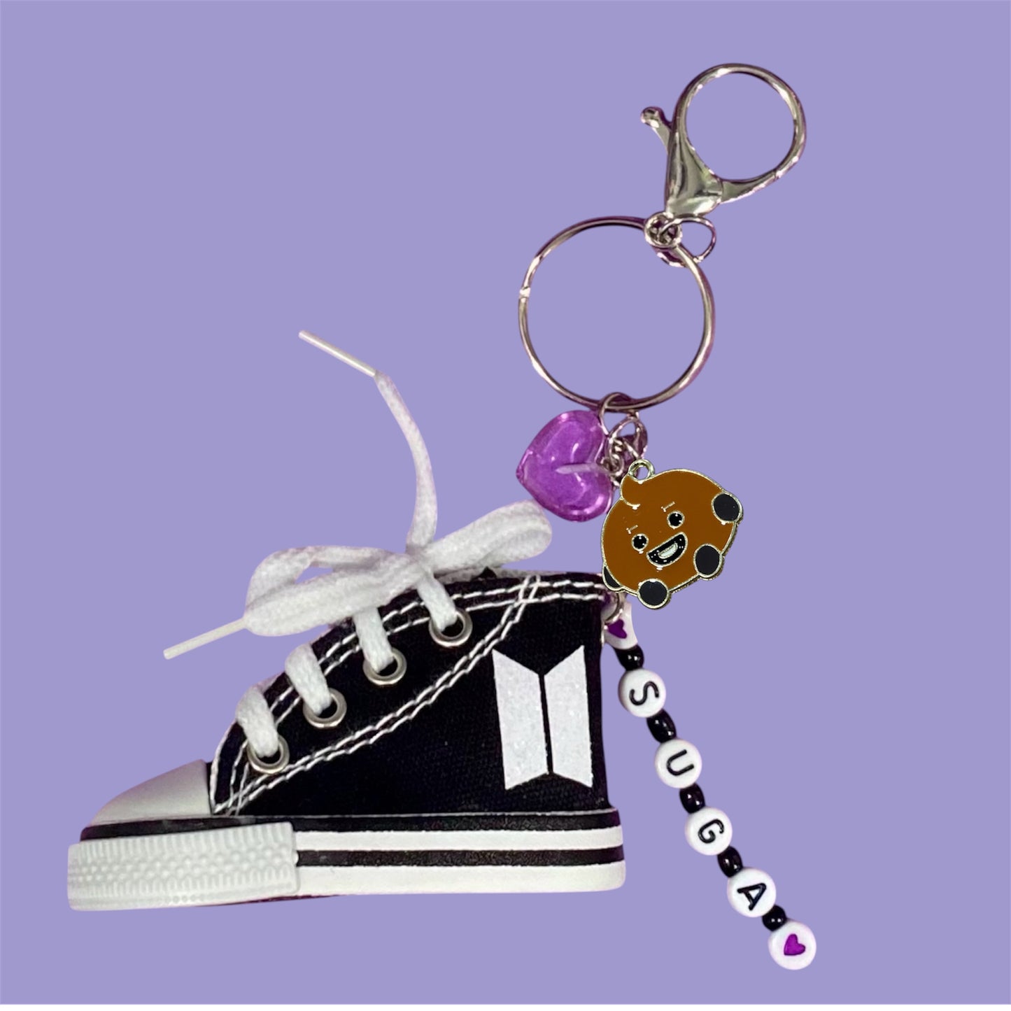 Personalized Bias Sneaker Bag Charm: Fanmade Merch