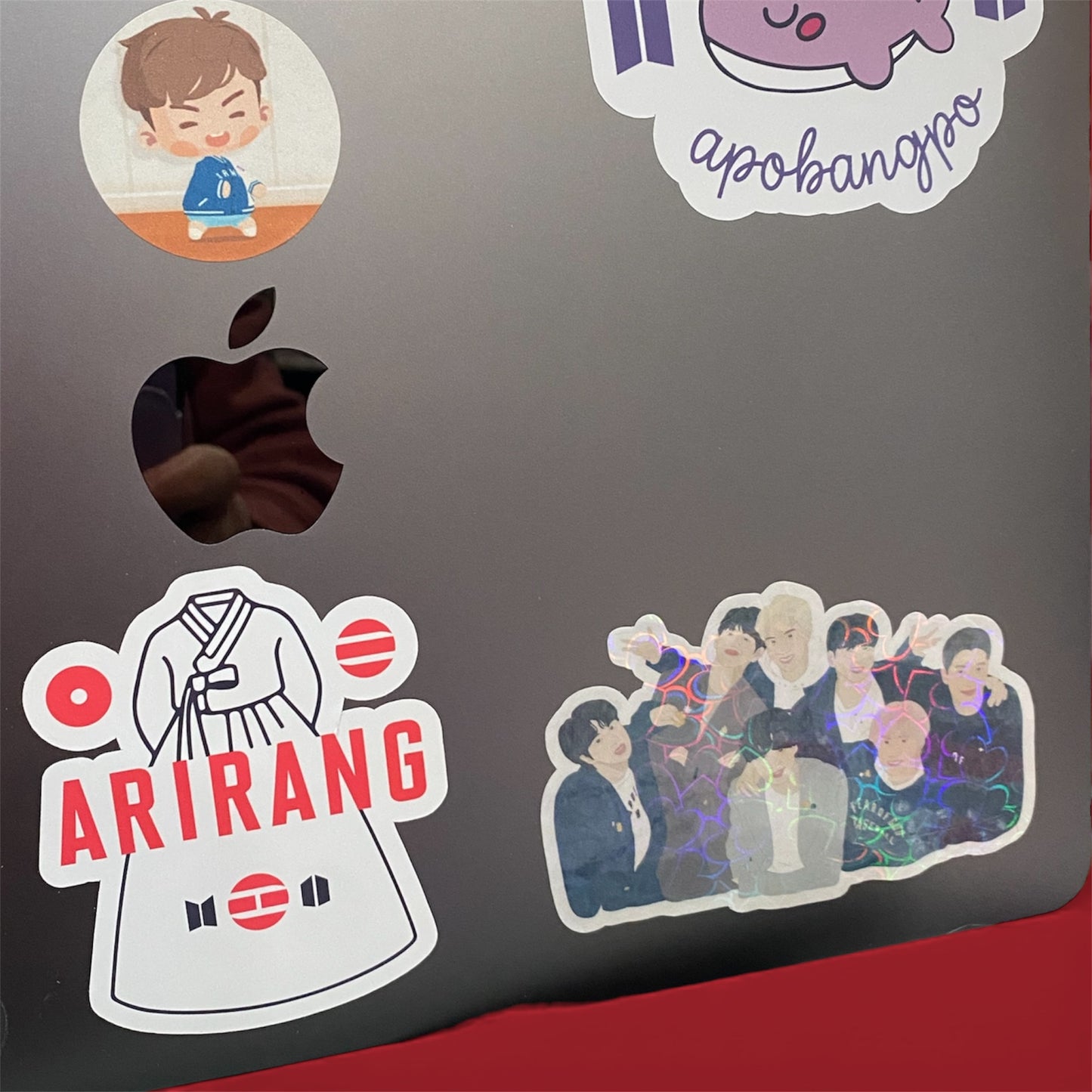 OT7 Comeback Hanbok Diecut Sticker